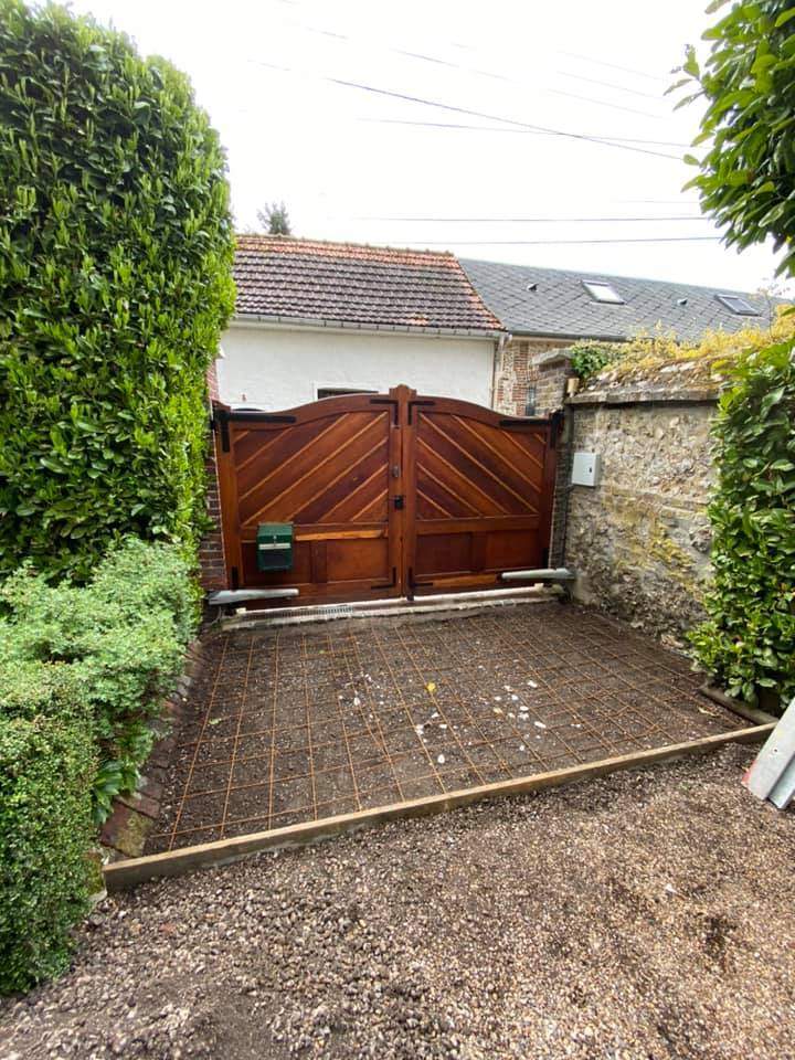 Portail en bois Normandie