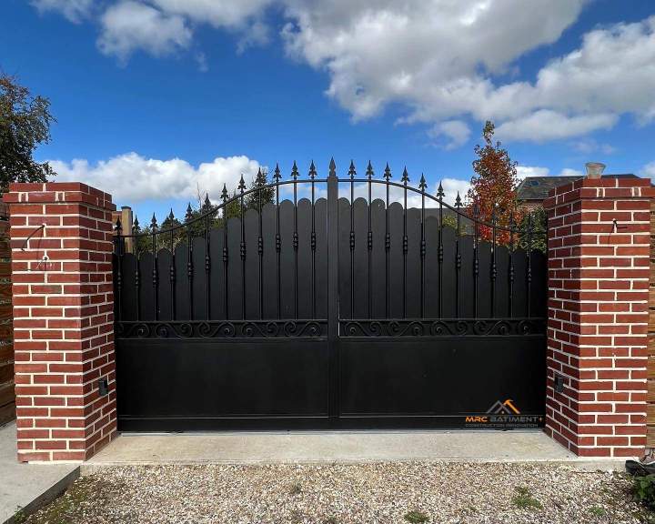 Portail métallique Normandie