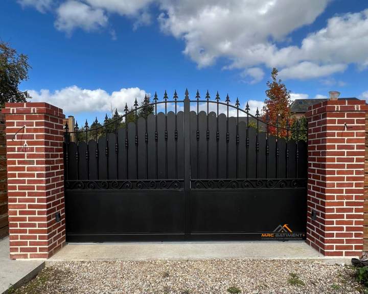 Portail métallique Normandie